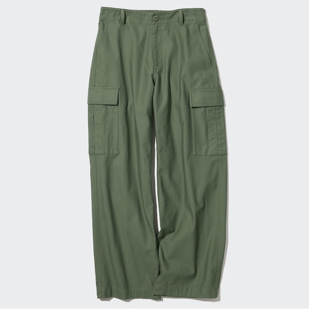 wide straight cargo pants